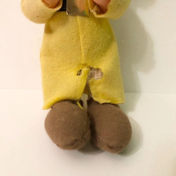 Vtg 1960s Gund Gunderful Creation Disney Snow White Dwarf Dopey Missing Tag - Picture 4 of 16